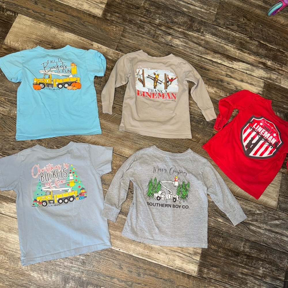 Cardin McCoy Lineman Toddler Bundle Southern Boy shirt long sleeve